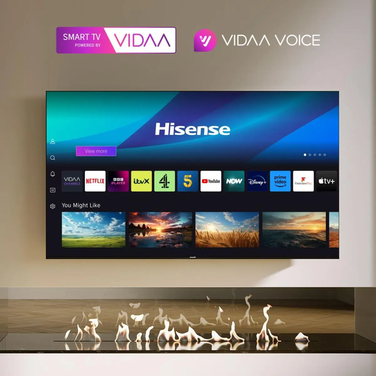 Hi-QLED Smart TV - Hisense 85E77NQ