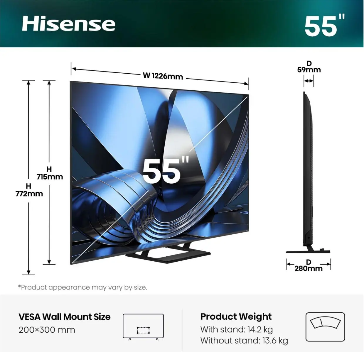 TV SET 55U7STUK HSN 2 TV SET 55U7STUK HSN 2