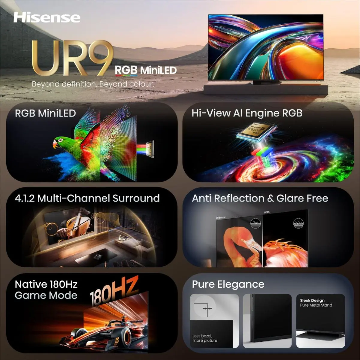 TV SET 85UR9STUK HSN 4