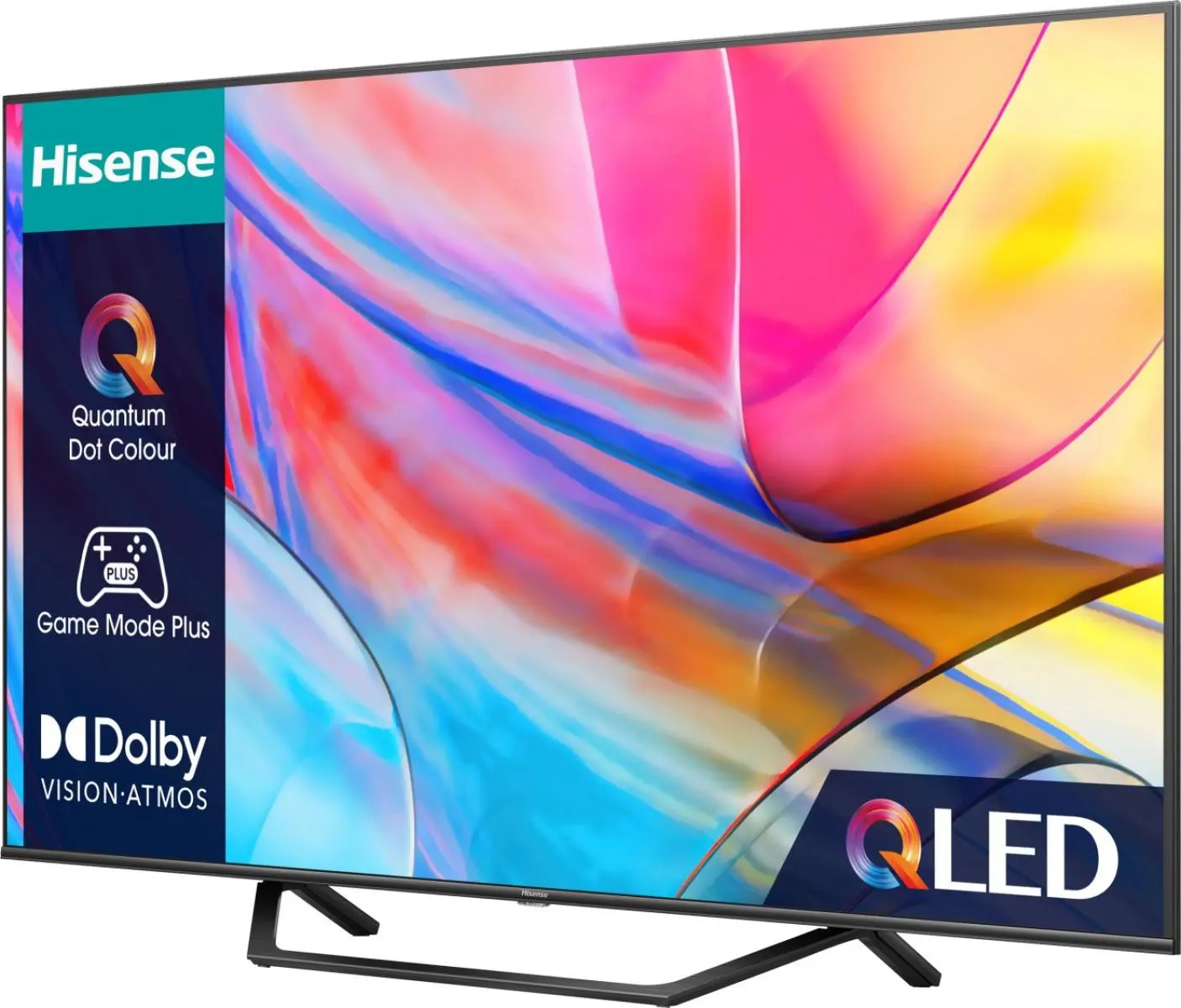 Hisense TV SET 55A7KQ - Smart TV 4K Ultra HD Grigio 55" QLED