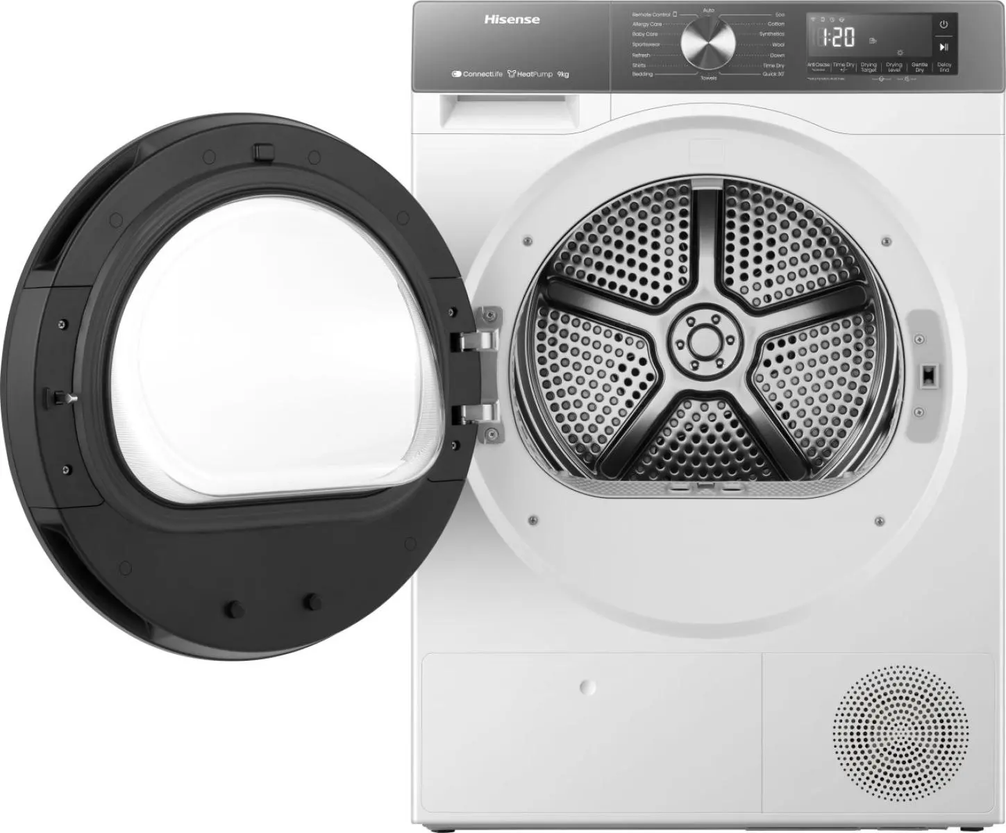 Hisense DH3S902BWCCA - Asciugatrice a Pompa di Calore C Bianco