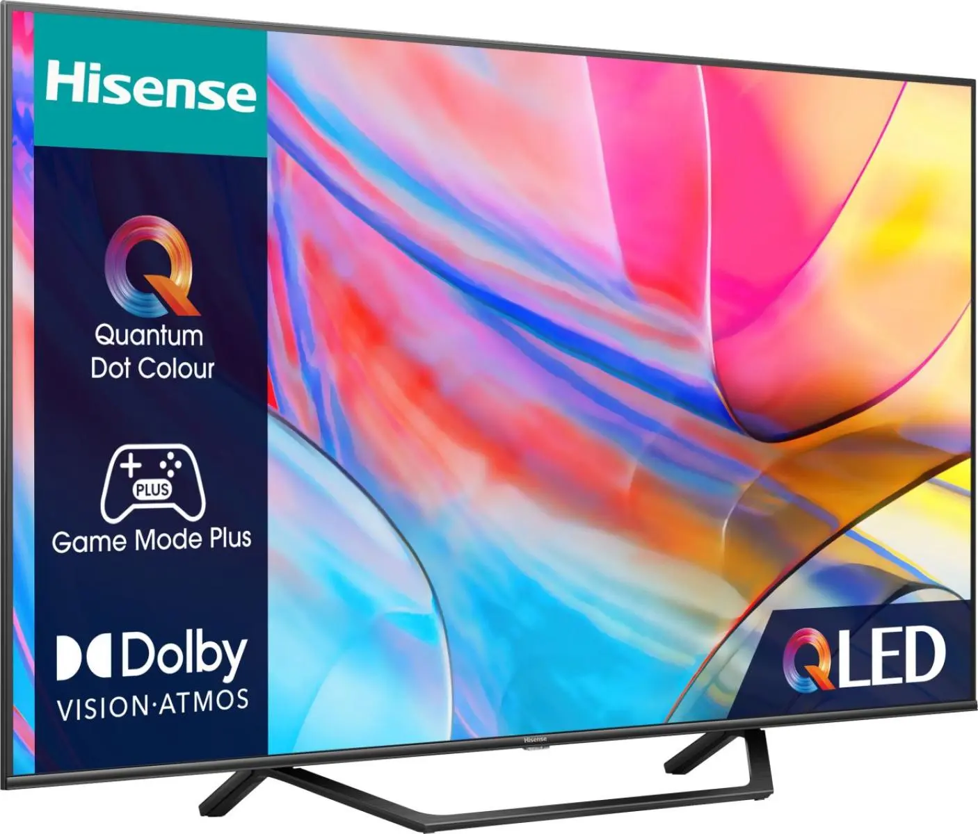 Hisense TV SET 55A7KQ - Smart TV 4K Ultra HD Grigio 55" QLED
