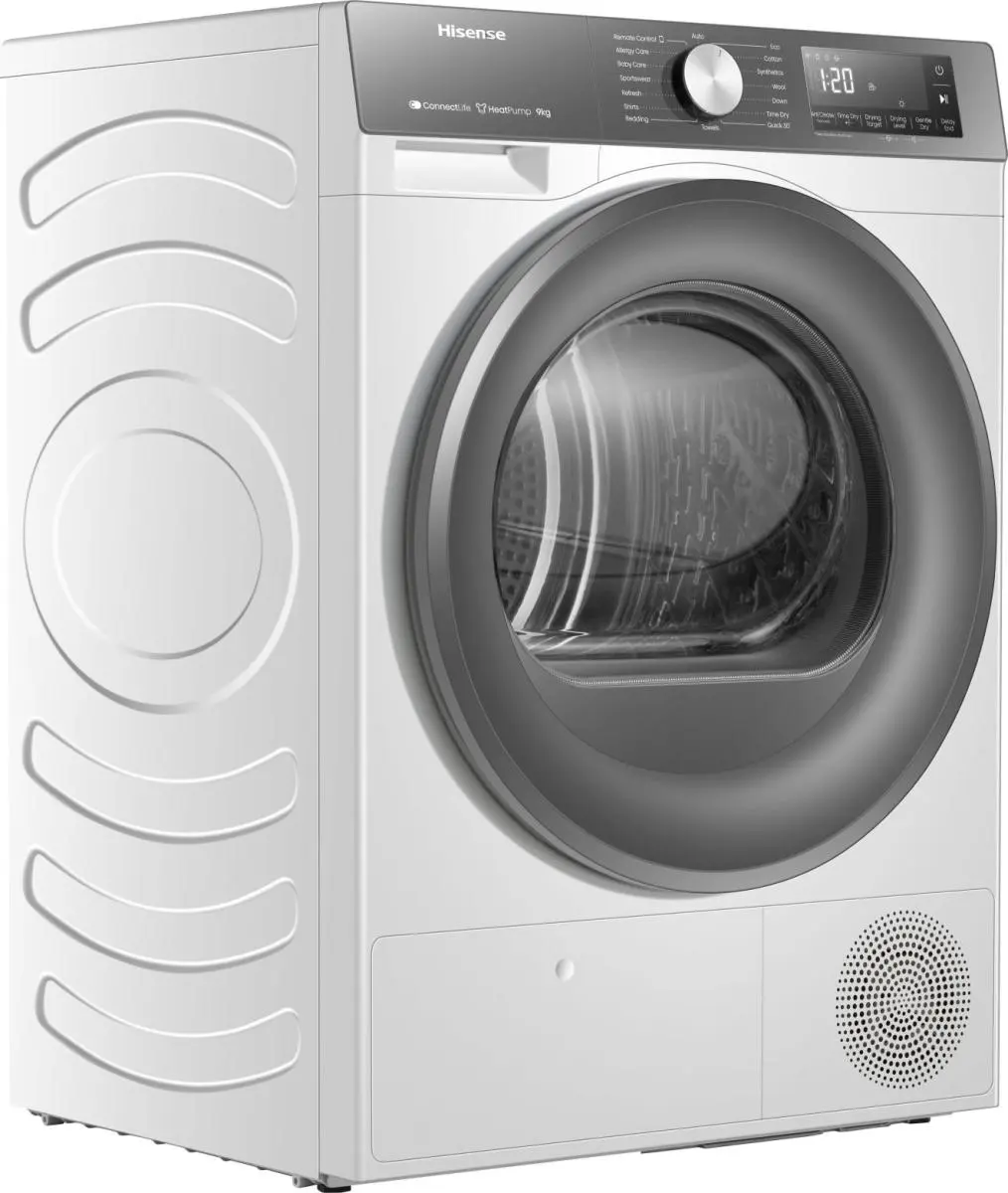 Hisense DH3S902BWCCA - Asciugatrice a Pompa di Calore C Bianco
