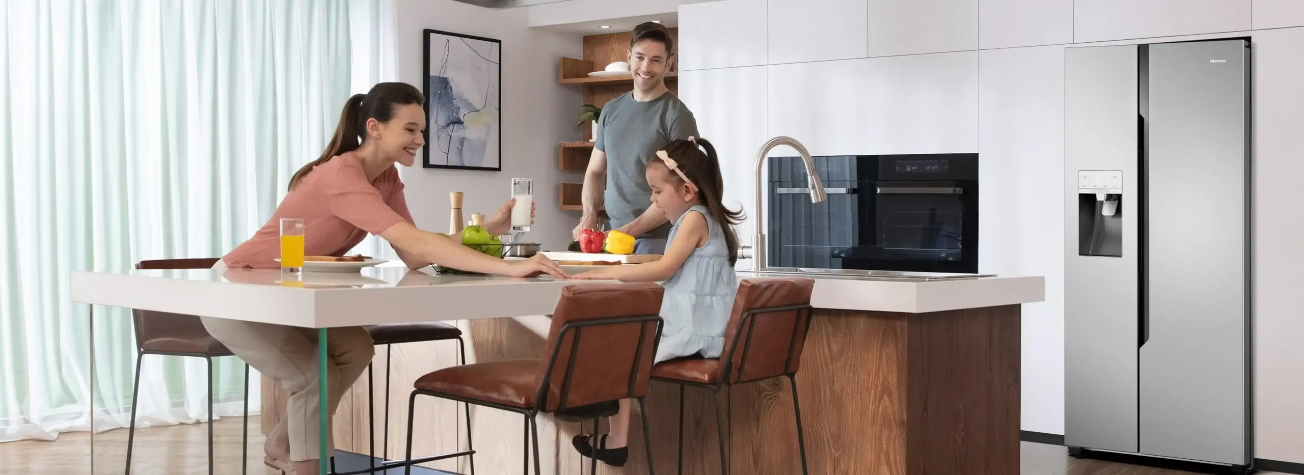 Hisense REF441DR Fridge Side by side